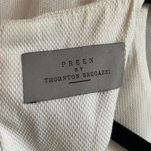 Preen by Thornton Bergazzi Designer multicoloured pattern Dress Sz M - Picture 9 of 14